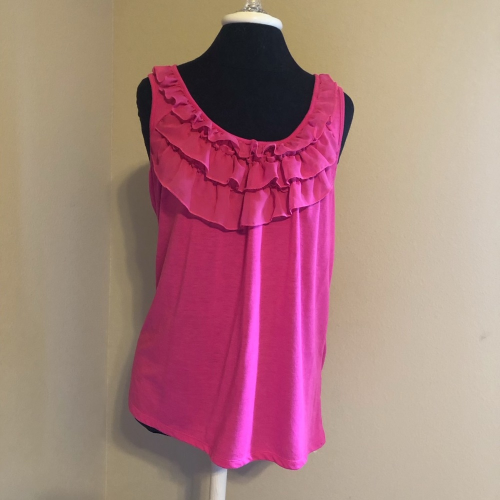 ❤️ French laundry ruffle blouse